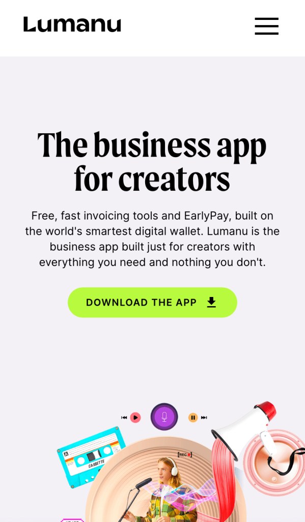 Lumanu - business app for creators x Budding Regardless Lumanu - business app for creators x Budding Regardless